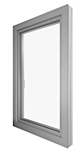 Upvc Aluminum Clad European Tilt and Turn Windows Triple Pane Energy Efficient Windows Canada
