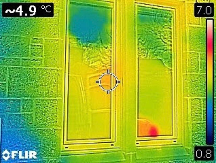 Thermal Imaging After Triple Pane Window Installation Improved Energy Efficiency and Building Envelope